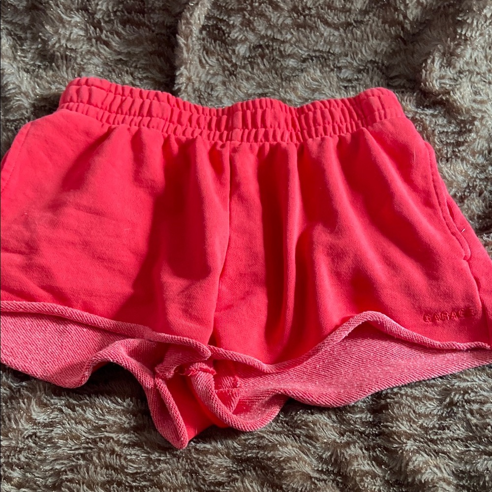 Garage Vibrant Pink Athletic Shorts